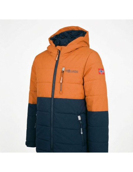 Trollkids Kids Hemsedal Snow Jacket XT winter waterproof orange 513176