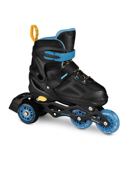 Spokey Quattro 4IN1 inline skates SPK943433 size 3437 BKDBL