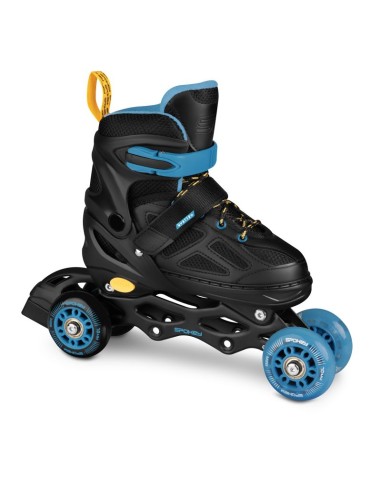 Spokey Quattro 4IN1 inline skates SPK943433 size 3437 BKDBL