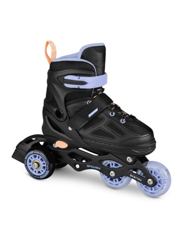 Spokey Quattro 4IN1 inline skates SPK943430 size 3437 BKVT