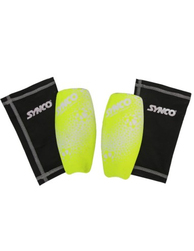 SYNCO football shin guards with a sock