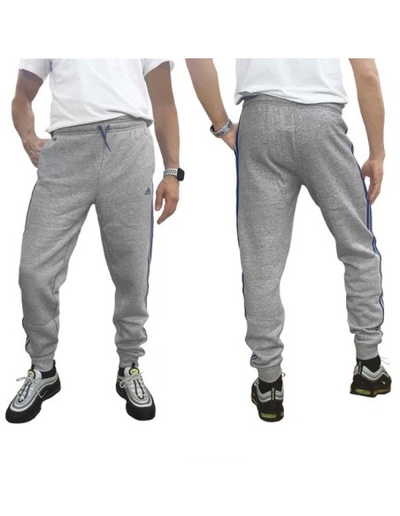 Adidas Παιδικό Παντελόνι Φόρμας Γκρι Essentials 3-Stripes HN6712