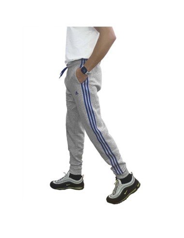 Adidas Παιδικό Παντελόνι Φόρμας Γκρι Essentials 3-Stripes HN6712