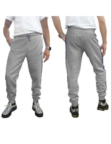 Adidas Παιδικό Παντελόνι Φόρμας Γκρι Essentials 3-Stripes HN6712