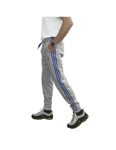 Adidas Παιδικό Παντελόνι Φόρμας Γκρι Essentials 3-Stripes HN6712