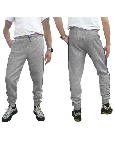 Adidas Παιδικό Παντελόνι Φόρμας Γκρι Essentials 3-Stripes HN6712