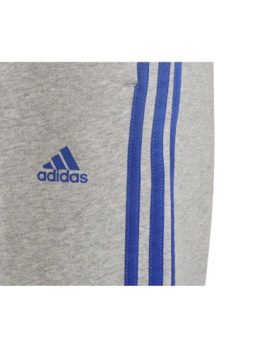 Adidas Παιδικό Παντελόνι Φόρμας Γκρι Essentials 3-Stripes HN6712