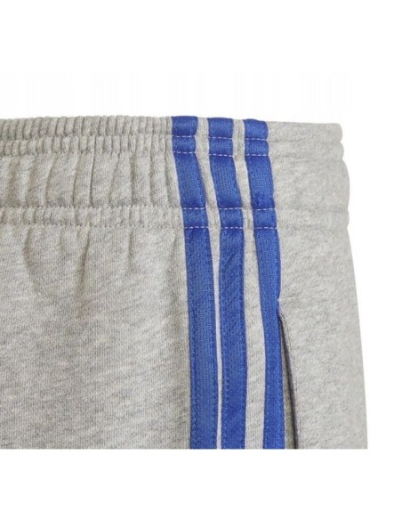 Adidas Παιδικό Παντελόνι Φόρμας Γκρι Essentials 3-Stripes HN6712
