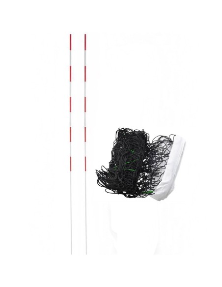 Black volleyball net with antennae