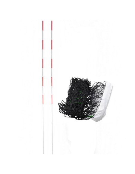 Black volleyball net with antennae
