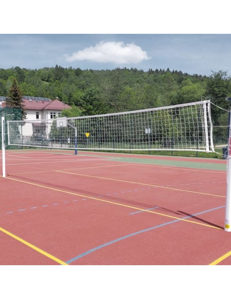 Black tournament and training volleyball net