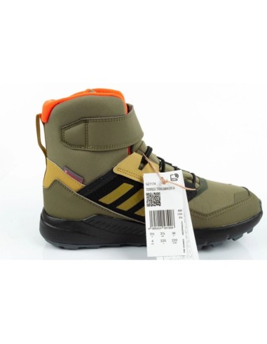Adidas Παιδικά Μποτάκια Πεζοπορίας Terrex Trailmaker Χακί GZ1174