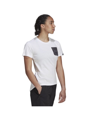 Adidas Terrex Ανδρικό T-shirt Λευκό Μονόχρωμο GU8993