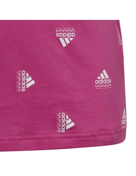 Adidas Brand Love Παιδικό T-shirt Φούξια IB8920
