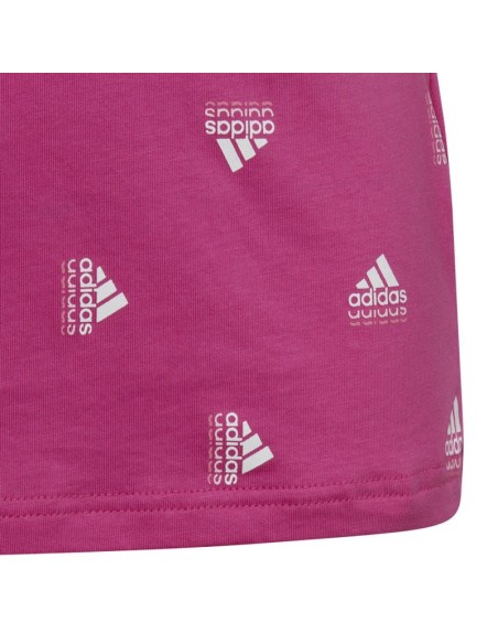 Adidas Brand Love Παιδικό T-shirt Φούξια IB8920