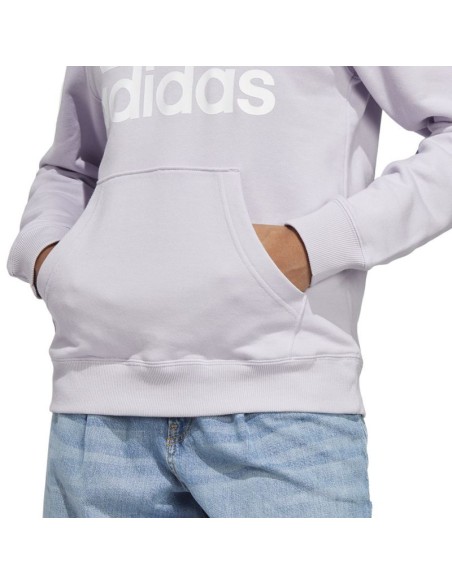 Adidas Γυναικείο Φούτερ με Κουκούλα Μωβ IC6899