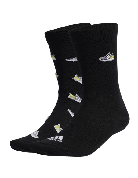 Adidas Run X Ultraboost IC1286 Running Κάλτσες Μαύρες 2 Ζεύγη