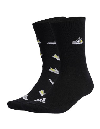 Adidas Run X Ultraboost IC1286 Running Κάλτσες Μαύρες 2 Ζεύγη