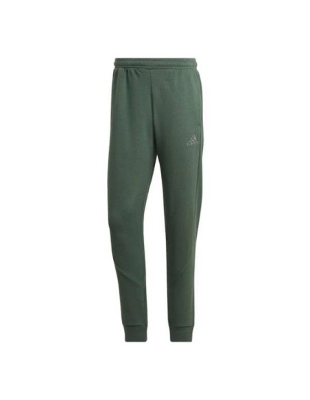 Adidas Stadium Badge of Sport Παντελόνι Φόρμας με Λάστιχο Fleece Πράσινο HM7892