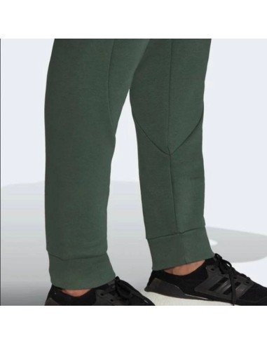 Adidas Stadium Badge of Sport Παντελόνι Φόρμας με Λάστιχο Fleece Πράσινο HM7892