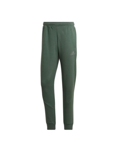 Adidas Stadium Badge of Sport Παντελόνι Φόρμας με Λάστιχο Fleece Πράσινο HM7892