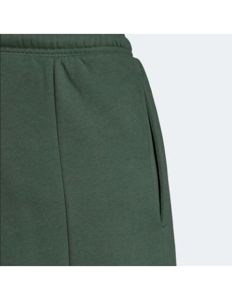 Adidas Stadium Badge of Sport Παντελόνι Φόρμας με Λάστιχο Fleece Πράσινο HM7892