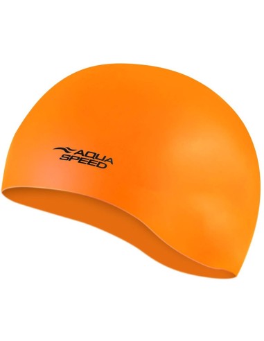 Swimming cap AquaSpeed Mono silicone 11175