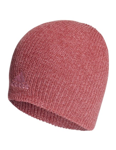 Adidas Mélange Beanie Ανδρικός Σκούφος με Rib Πλέξη Wonder Red / Bliss Pink HL4826