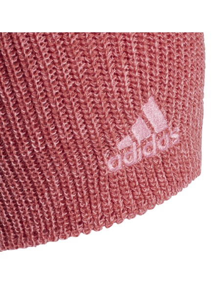 Adidas Mélange Beanie Ανδρικός Σκούφος με Rib Πλέξη Wonder Red / Bliss Pink HL4826