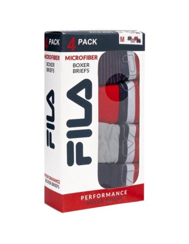 Fila Ανδρικά Μποξεράκια 4Pack FM412BXPB7-600