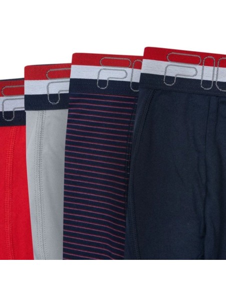Fila Ανδρικά Μποξεράκια 4Pack FM412BXPB7-600
