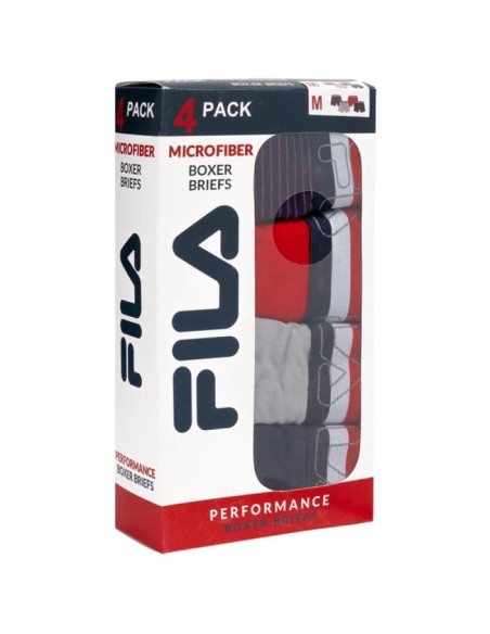 Fila Ανδρικά Μποξεράκια 4Pack FM412BXPB7-600