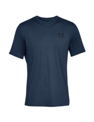 Under Armour Sportstyle Left Chest Ανδρικό Αθλητικό T-shirt Κοντομάνικο Navy Μπλε 1326799-408