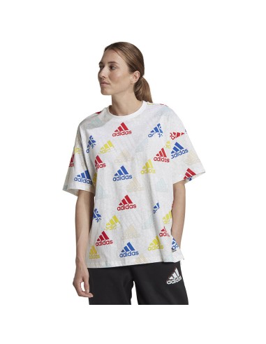 Adidas Essentials Boyfriend Γυναικείο Αθλητικό T-shirt Πολύχρωμο HL4461