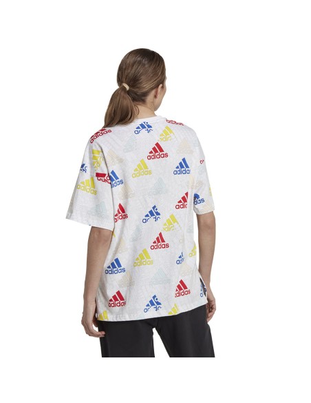 Adidas Essentials Boyfriend Γυναικείο Αθλητικό T-shirt Πολύχρωμο HL4461