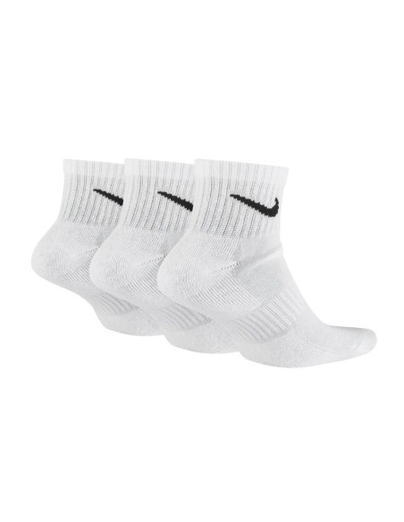 Nike Everyday Cushioned SX7667-100 Αθλητικές Κάλτσες Λευκές 3 Ζεύγη