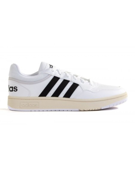 Adidas Hoops 3.0 Ανδρικά Sneakers Cloud White / Core Black / Chalk White GY5434