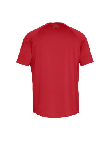 Under Armour Tech 2.0 Αθλητικό Ανδρικό T-shirt Κόκκινο Μονόχρωμο 1326413-600