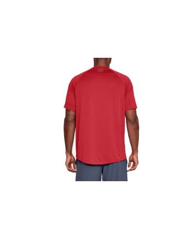 Under Armour Tech 2.0 Αθλητικό Ανδρικό T-shirt Κόκκινο Μονόχρωμο 1326413-600