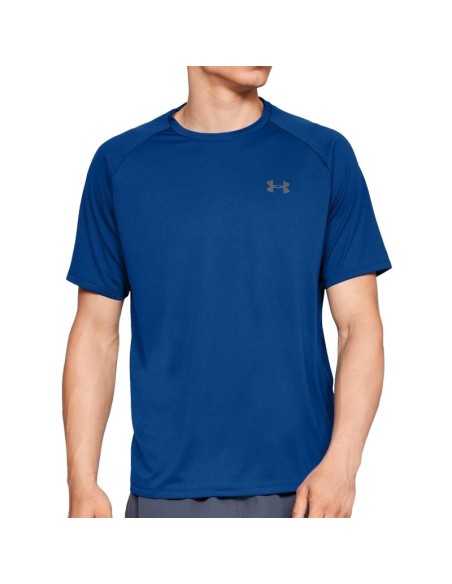 Under Armour Tech 2.0 SS M 1326413-400 μπλούζα προπόνησης