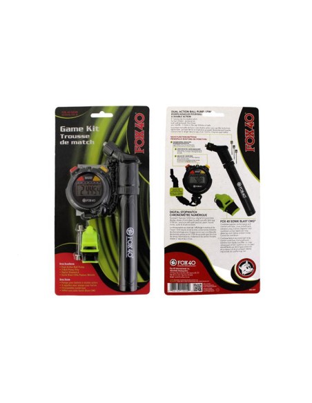 Fox40 69060600 Αθλητικό Ψηφιακό Χρονόμετρο Χειρός Σετ με Τρόμπα & Σφυρίχτρα