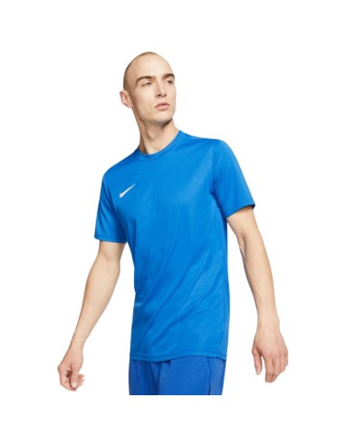 Nike Park VII Ανδρικό Αθλητικό T-shirt Κοντομάνικο Dri-Fit Μπλε BV6708 463