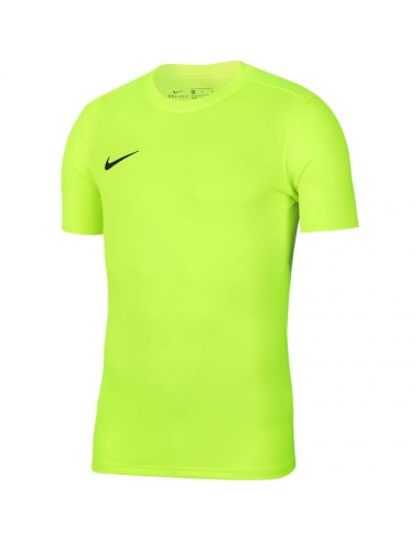 Nike Park VII Ανδρικό Αθλητικό T-shirt Κοντομάνικο Dri-Fit Κίτρινο BV6708-702