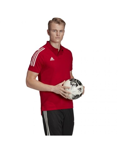 Adidas Condivo 20 Ανδρικό T-shirt Polo Κόκκινο ED9235
