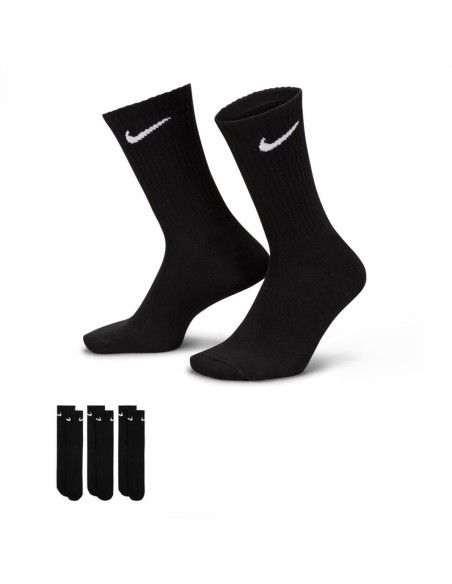 Nike Everyday Lightweight SX7676-010 Αθλητικές Κάλτσες Μαύρες 3 Ζεύγη