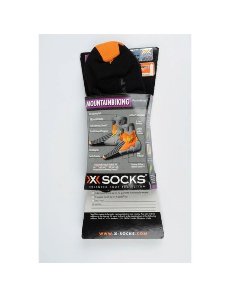 X-Socks X20007-X01 Κάλτσες Ποδηλασίας Μαύρες