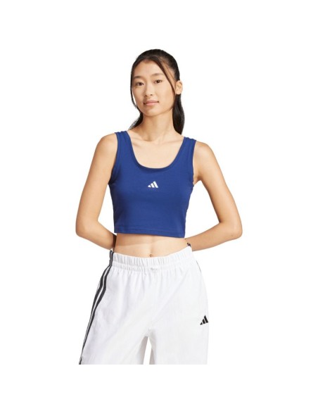 adidas Essentials Small Logo Cotton Lifestyle Tank W JC5939