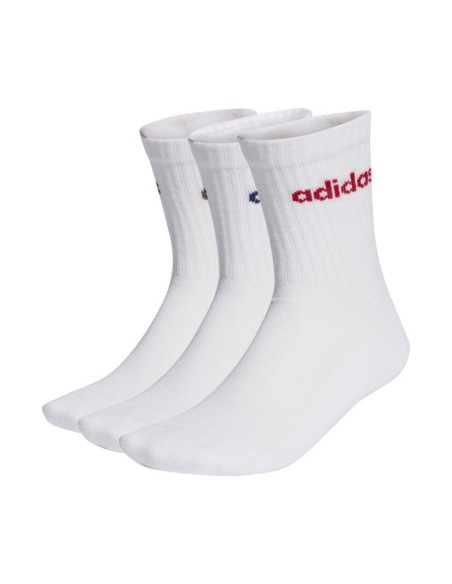 Crew Cushioned Socks 3 Pairs white KD1716
