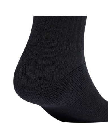 adidas Linear Crew Socks Cushioned 6 Pair Pack black JL6094