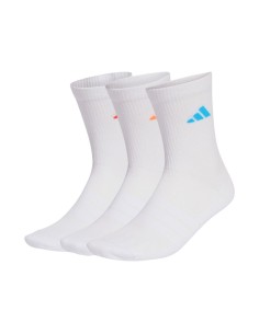 adidas Linear Crew Cushioned Sportswear Crew C 3P socks white KC9623